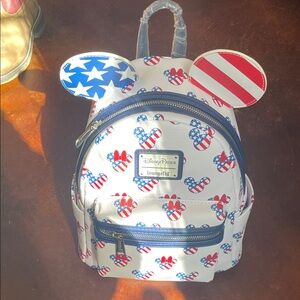 Disney Stars and Stripes Mini Backpack NWT